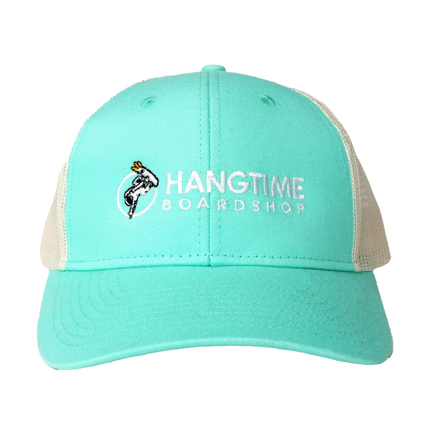 Hang Time Snapback Trucker Cap - Black