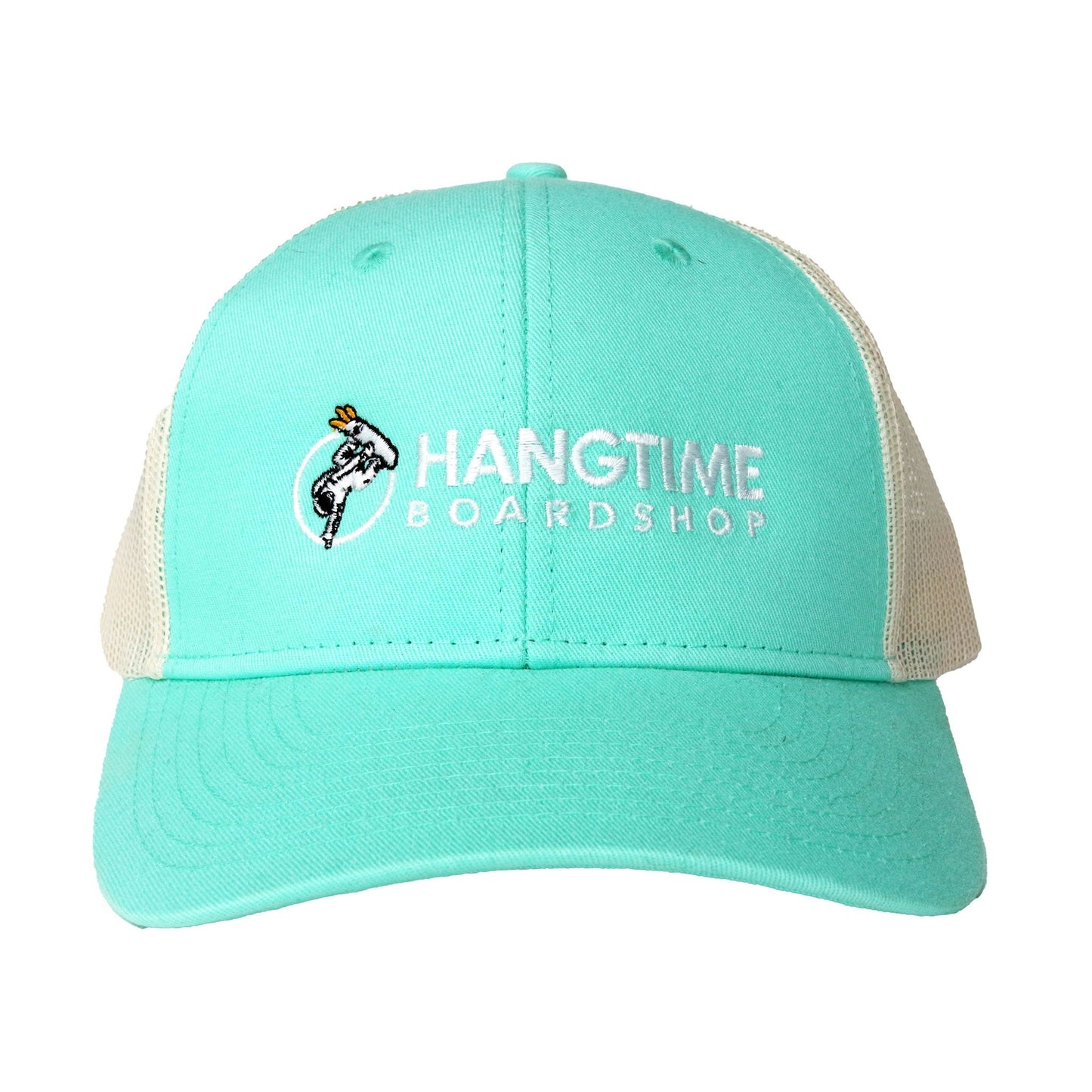 Hang Time Snapback Trucker Cap - Olive Green
