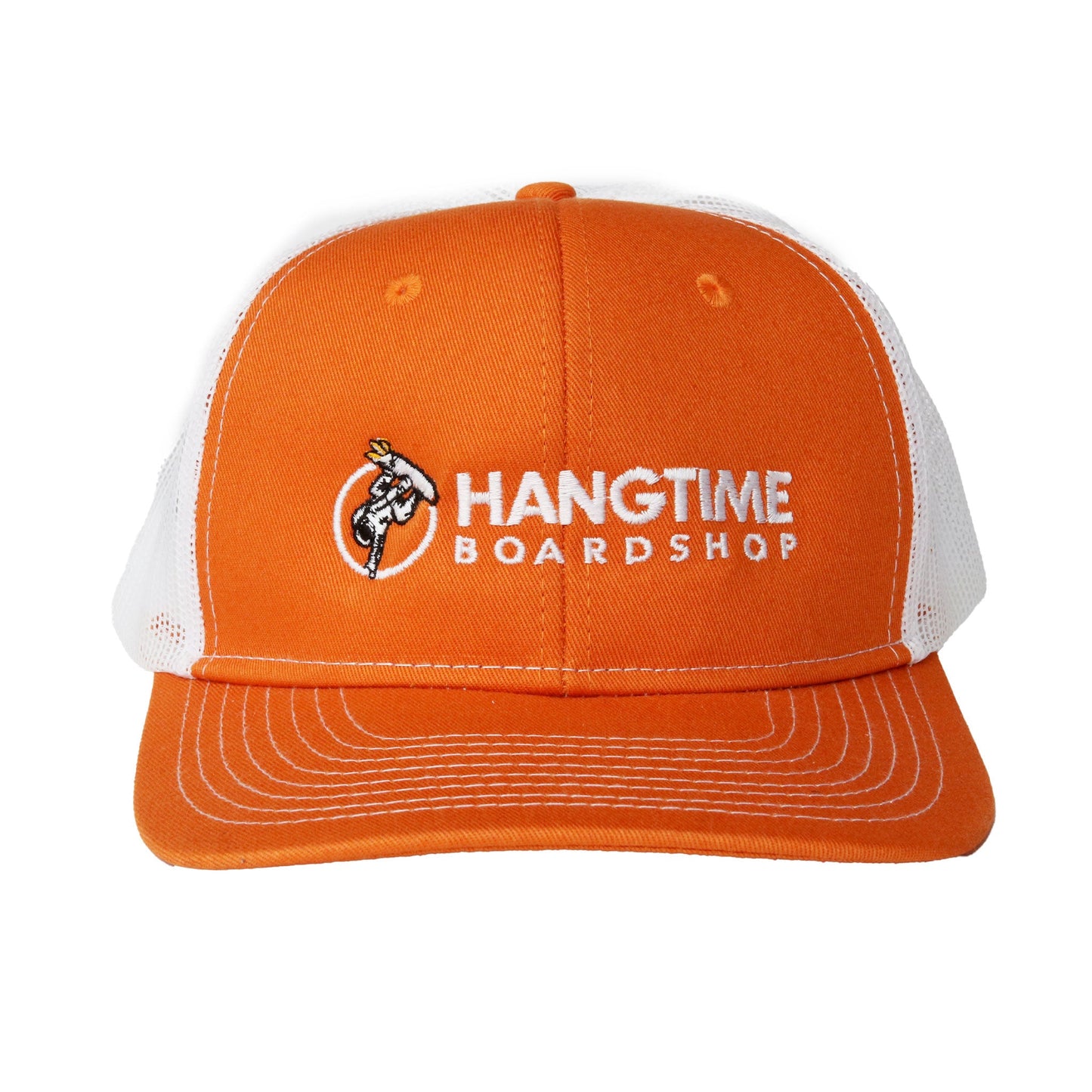 Hang Time Snapback Trucker Cap - Black