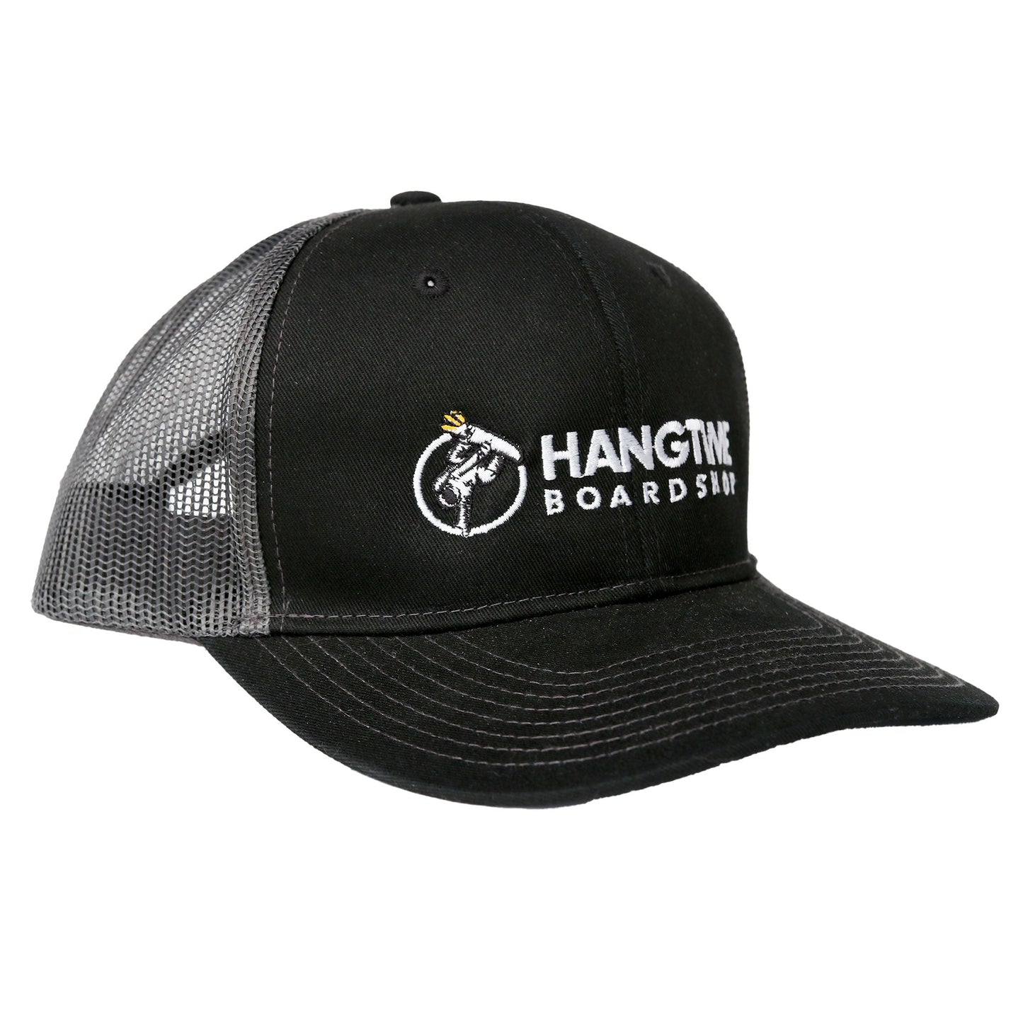 Hang Time Snapback Trucker Cap - Olive Green