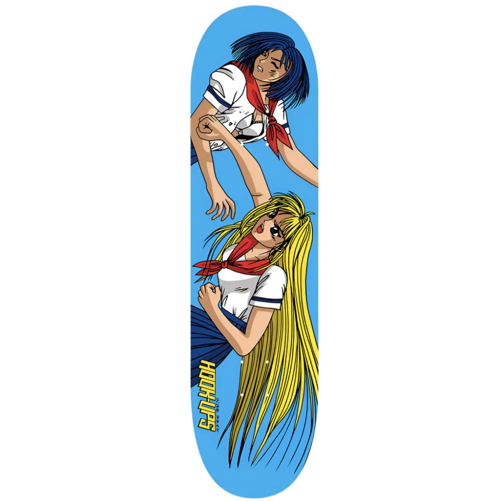 Hook-Ups School Girl Battle Skateboard Deck - 8.25" - Bow Shock Marketplace