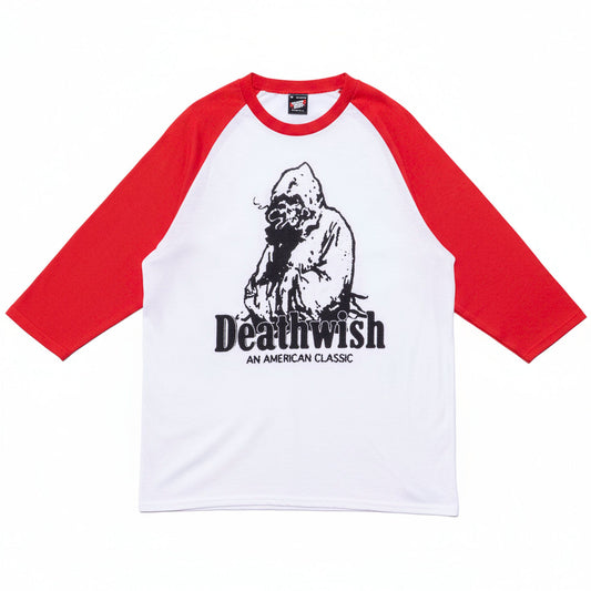 Deathwish Classic White/Red Raglan Shirt