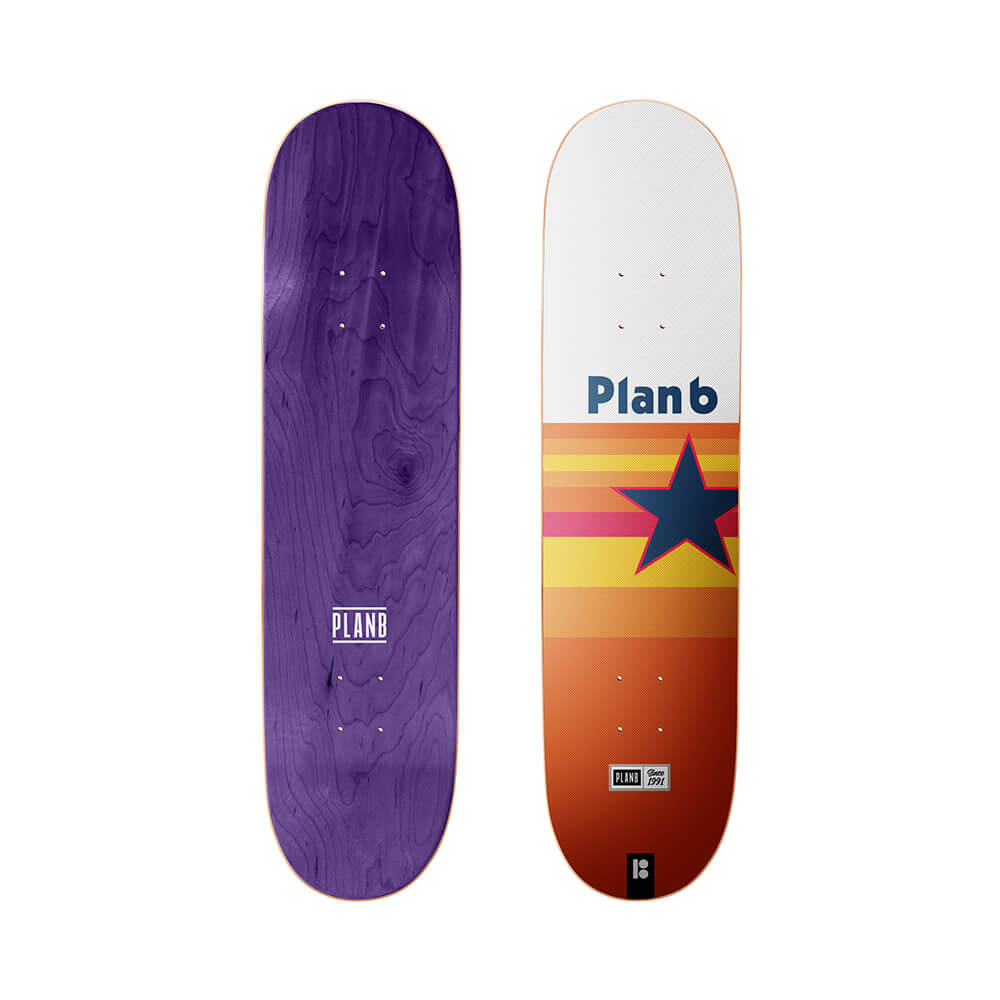 Plan B Houston 8.125" Skateboard Deck