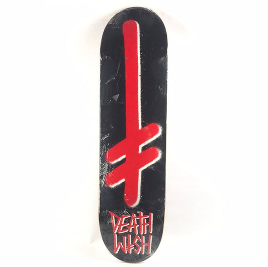 Deathwish Team Classic Spray Black/Red 8.4'' Skateboard Deck dp