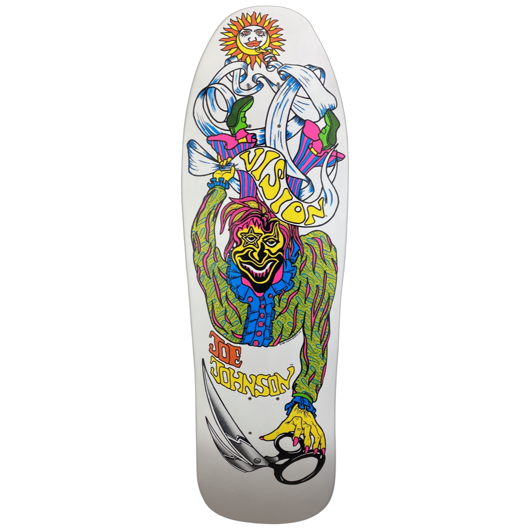 Vision Joe Johnson Scissors 9.5" Skateboard Deck - Bow Shock Marketplace