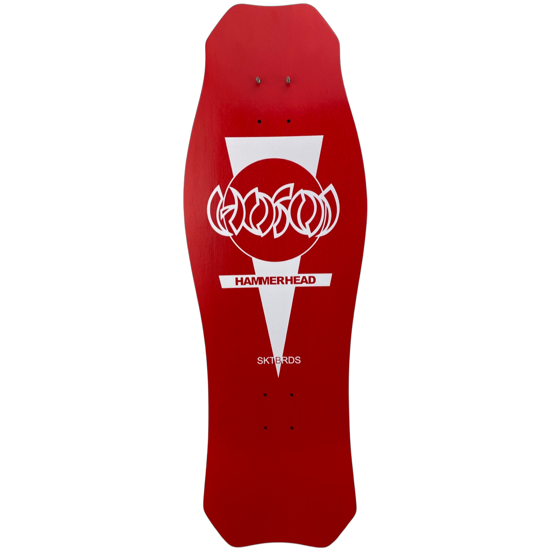 Hosoi O.G. Hammerhead Double Take Red / Black 10.5" Skateboard Deck