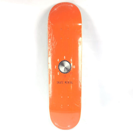 Skate Mental Timer Orange 8.25'' Skateboard Deck