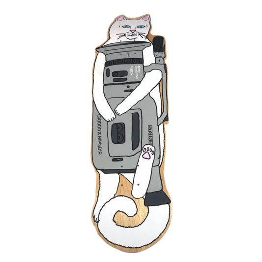 GX1000 x Rip N Dip Team Nermal Cat Camera Multi 8.5'' Skateboard Deck