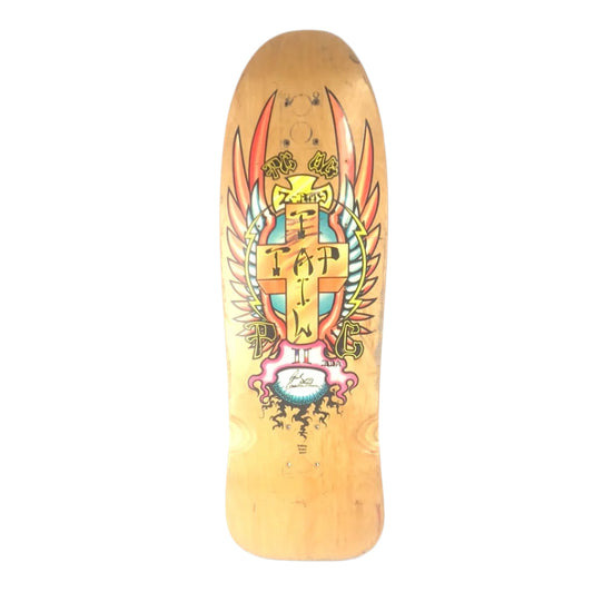 Bulldog Skates Bds Paul Constantineau Z Boys Tap Tail Design Multi Color 9.5" Vintage NOS Shaped Deck 2005