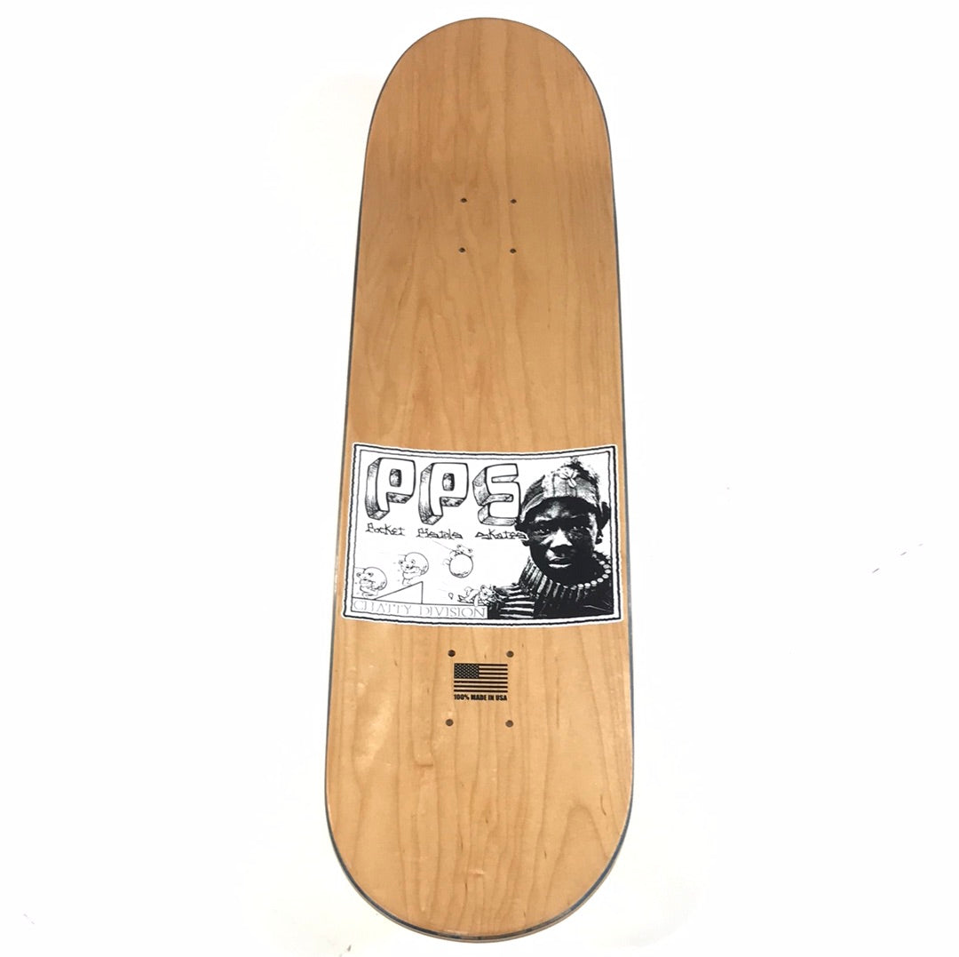 Pocket Pistols Ron Chatman Grateful Dead Demon Blue/Orange 8.25'' Skateboard Deck