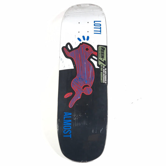 Almost Brian Lotti Rabbit Guest Model 2014 White/Black 8.375'' Skateboard Deck