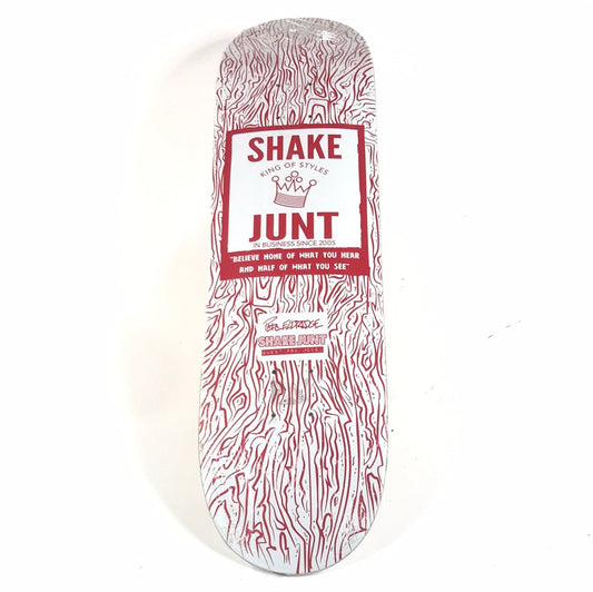 Shake Junt Pete Eldridge Guest Model King Red/White 8.25'' Skateboard Deck