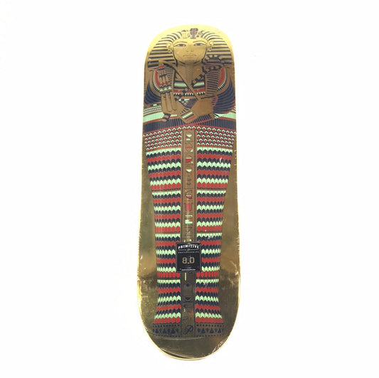 Primitive Paul Rodriguez Sarcophagus Gold 8.0 Skateboard Deck