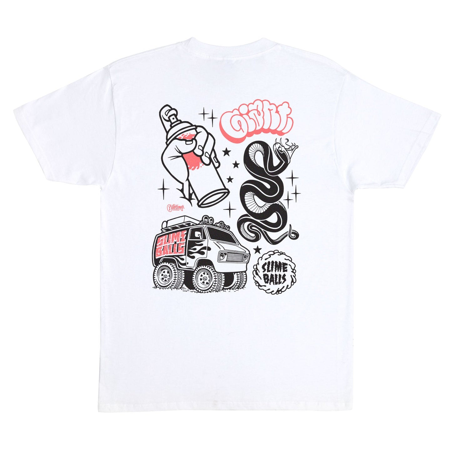 Creature Too High S/S Heavyweight White T-Shirt