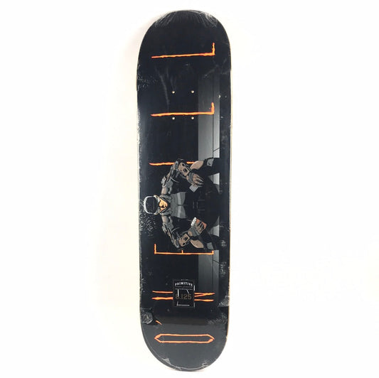 Primitive Shane O'Neil Cyborg Black/Orange 8.125" Vintage NOS Skateboard Deck