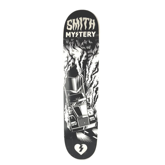 Mystery Ryan Smith Semi Truck Black/White Size 7.5" Vintage NOS Deck