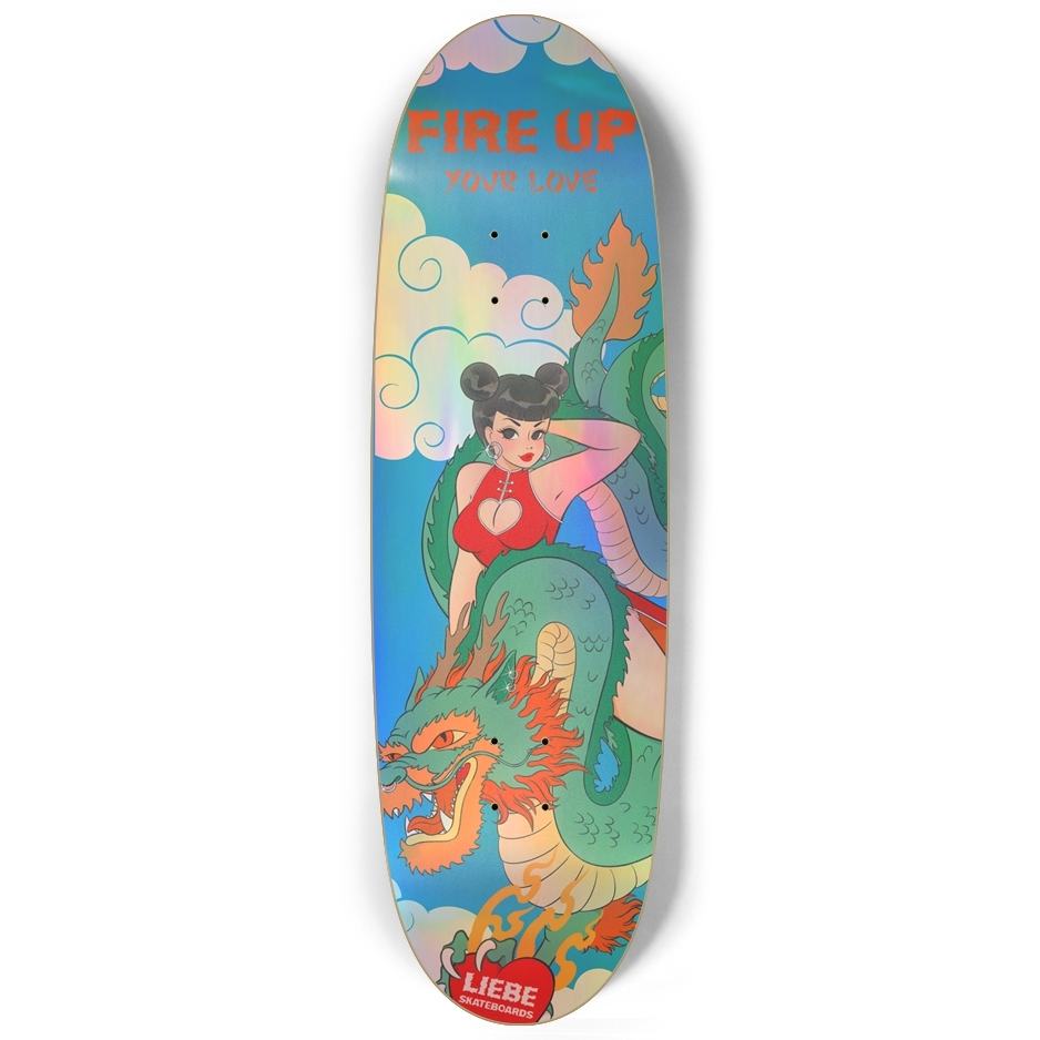 Fire Up Your Love - Egg Shape - Holographic