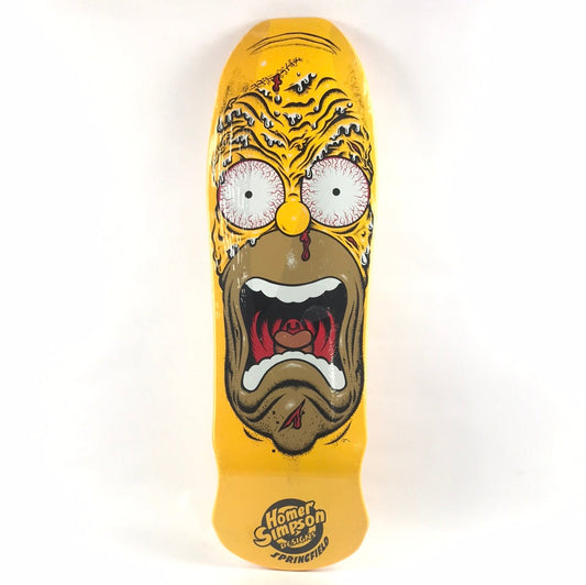 Santa Cruz Simpsons Homer Face Yellow 9.5'' Skateboard Deck 2012 Release