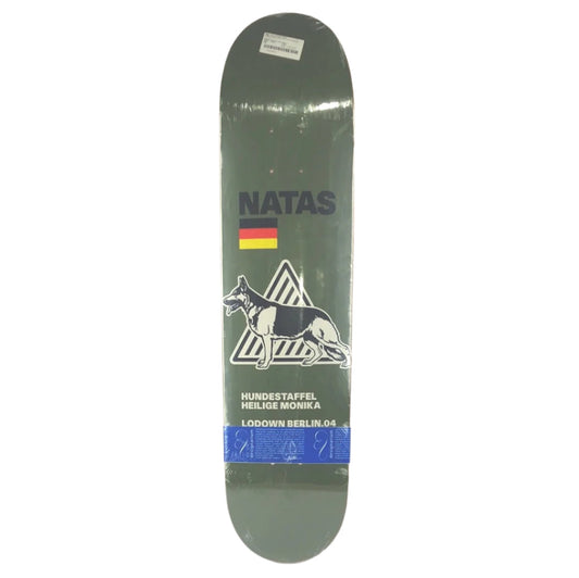 Designarium Natas Kaupas German Shepard Green 7.5'' Skateboard Deck