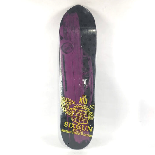 Black Label Jason Adams The Kid Six Gun Cadillac Purple/Black/Gold 8.0'' Skateboard Deck