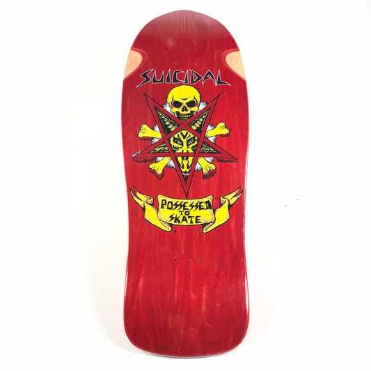 Suicidal Tendencies Team Possessed To Skate Red 10'' Skateboard Deck