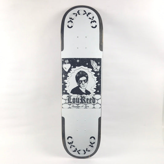 Quasi Lou Reed Forever White/Wood Grain 8.5'' Skateboard Deck