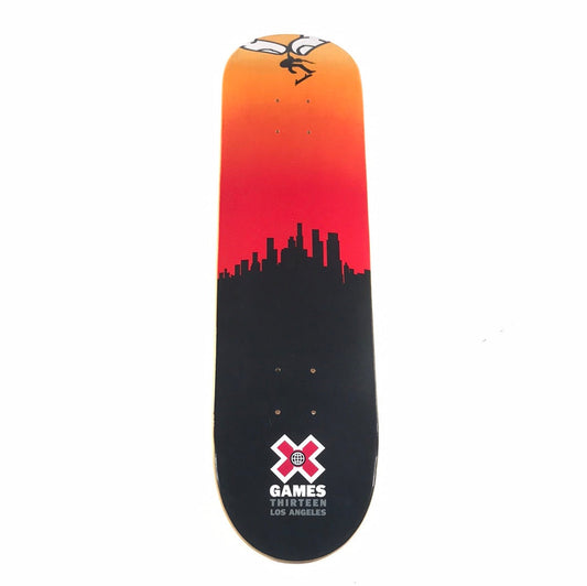 X Games   Los Angeles City Skyline Black/Red Vintage NOS Deck