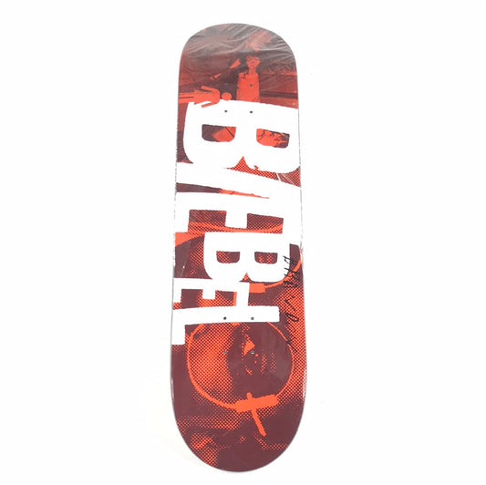 Girl Brandon Biebel Photos Orange/White 8.0 Skateboard Deck