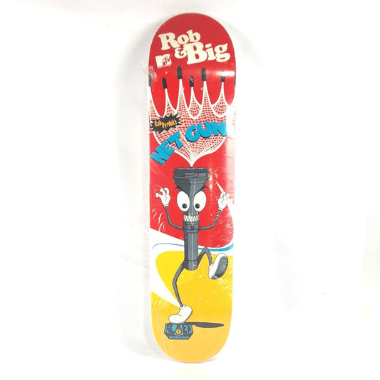 Alien Workshop Rob Dyrdek & Big Black Net Gun Red/Yellow 7.75" Vintage NOS Deck - Bow Shock Marketplace