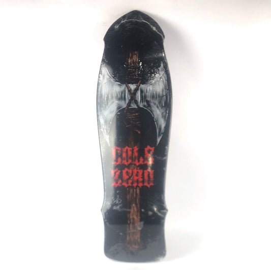 Zero Chris Cole Double Sided Axe Black 9.5" Shaped Skateboard Deck