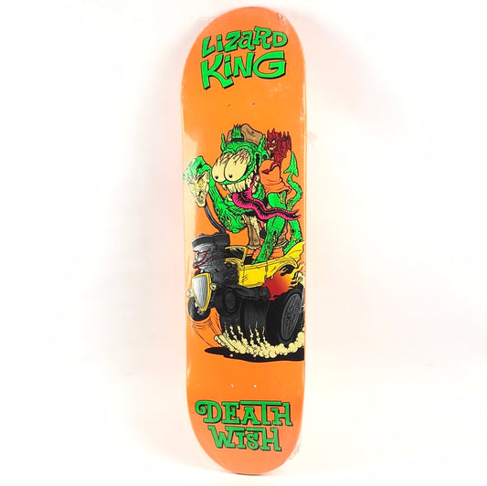 Deathwish Lizard King Monster Orange 8.5'' Skateboard Deck - Bow Shock Marketplace