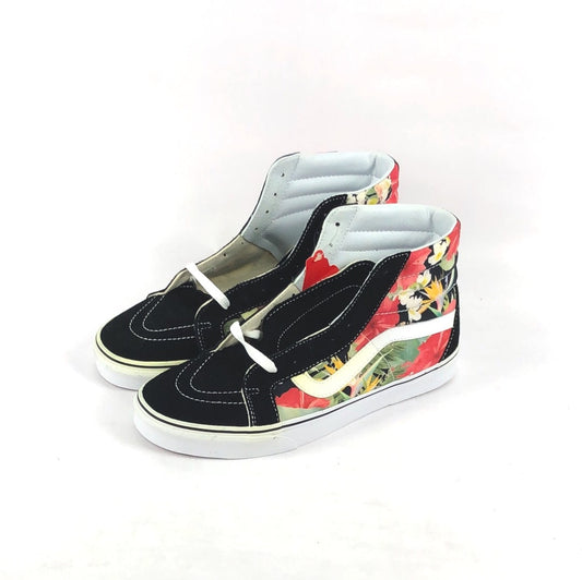 Vans Sk8-Hi Reissue Digi Aloha Black/True White US Mens Size 9.5 Shoes
