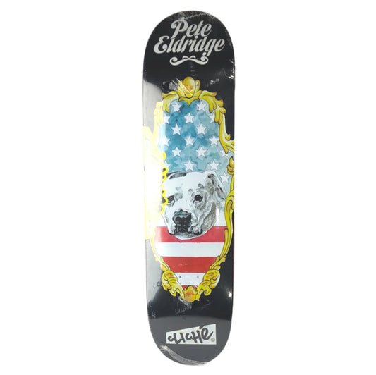 Cliché Pete Eldridge US Dog Multi Size 8.125" Vintage NOS Deck