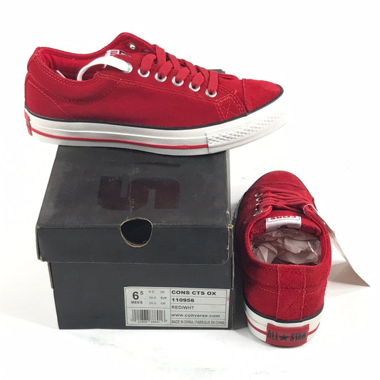 Converse Cons CTS OX RED/WHT 110956 US Mens Size 13