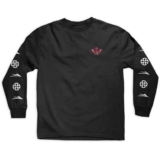 Lakai Indy LS Tee - Black - Bow Shock Marketplace