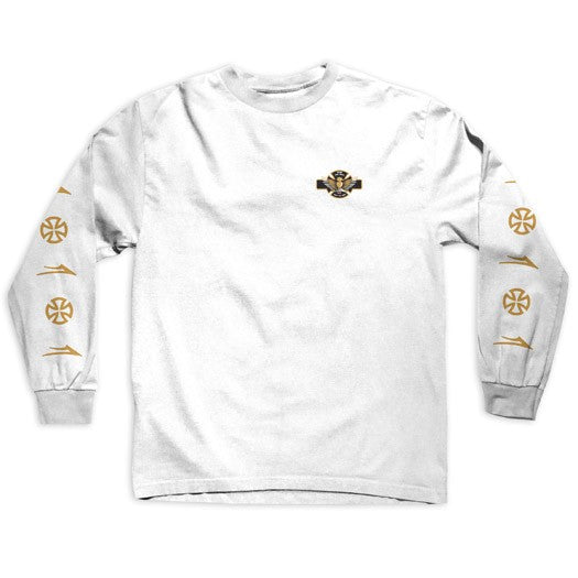 Lakai Indy LS Tee - White - Bow Shock Marketplace