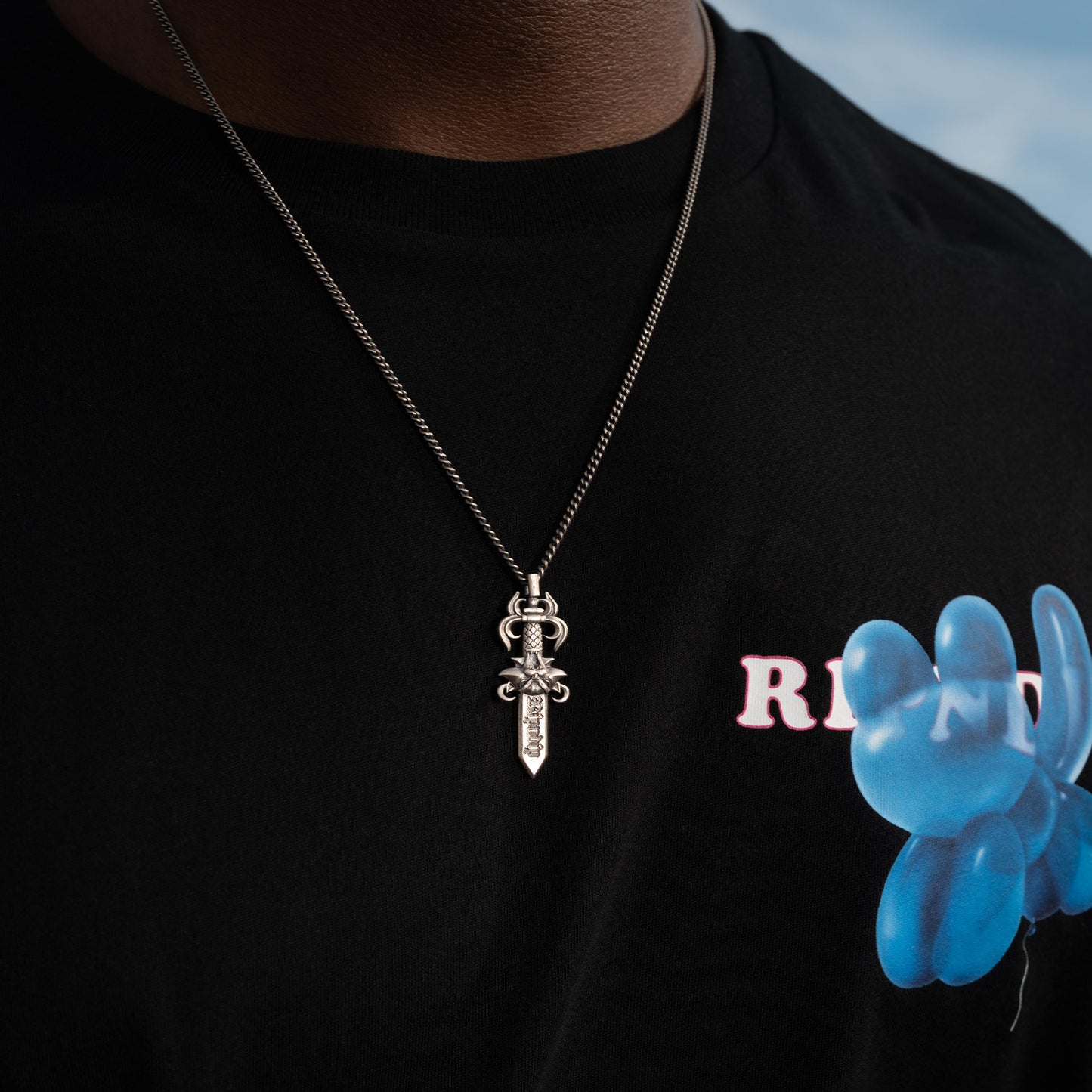Nerm Dagger Necklace (Silver)