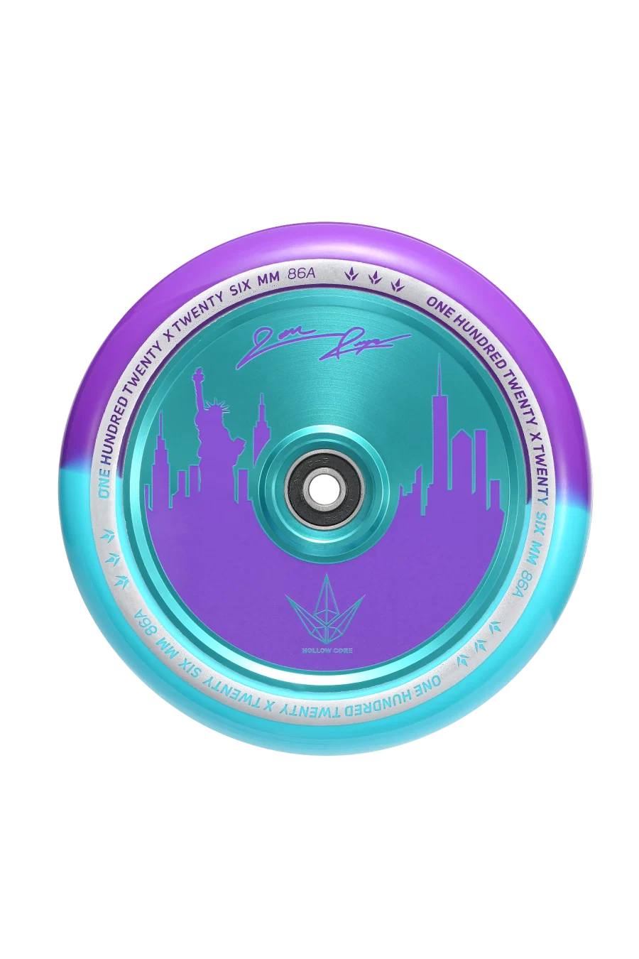 Envy - Jon Reyes Hollowcore 120mm Wheels (Purple / Teal)