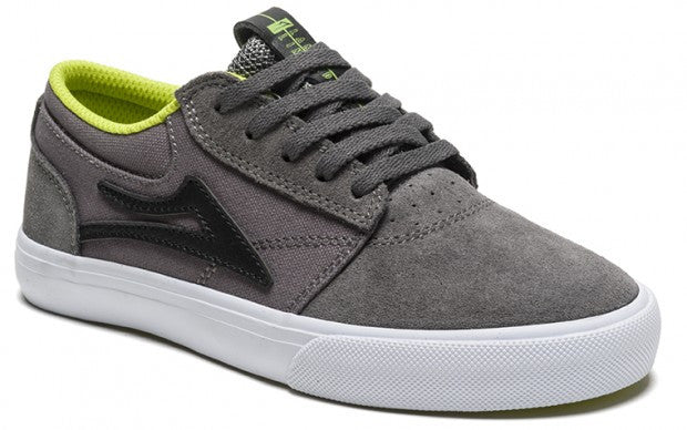 Lakai Shoes Griffin Kids - Grey Suede - Bow Shock Marketplace