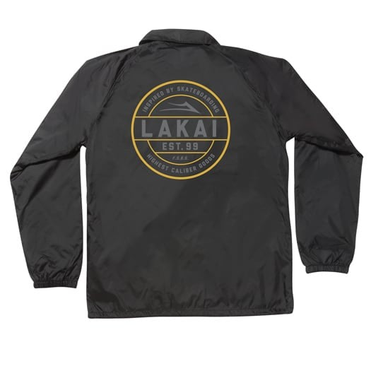 Lakai Sweatshirts Caliber Coaches Jacket - Black - Bow Shock Marketplace