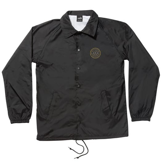 Lakai Sweatshirts Caliber Coaches Jacket - Black - Bow Shock Marketplace