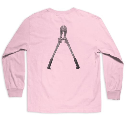 Lakai FYF LS Tee - Pink - Bow Shock Marketplace