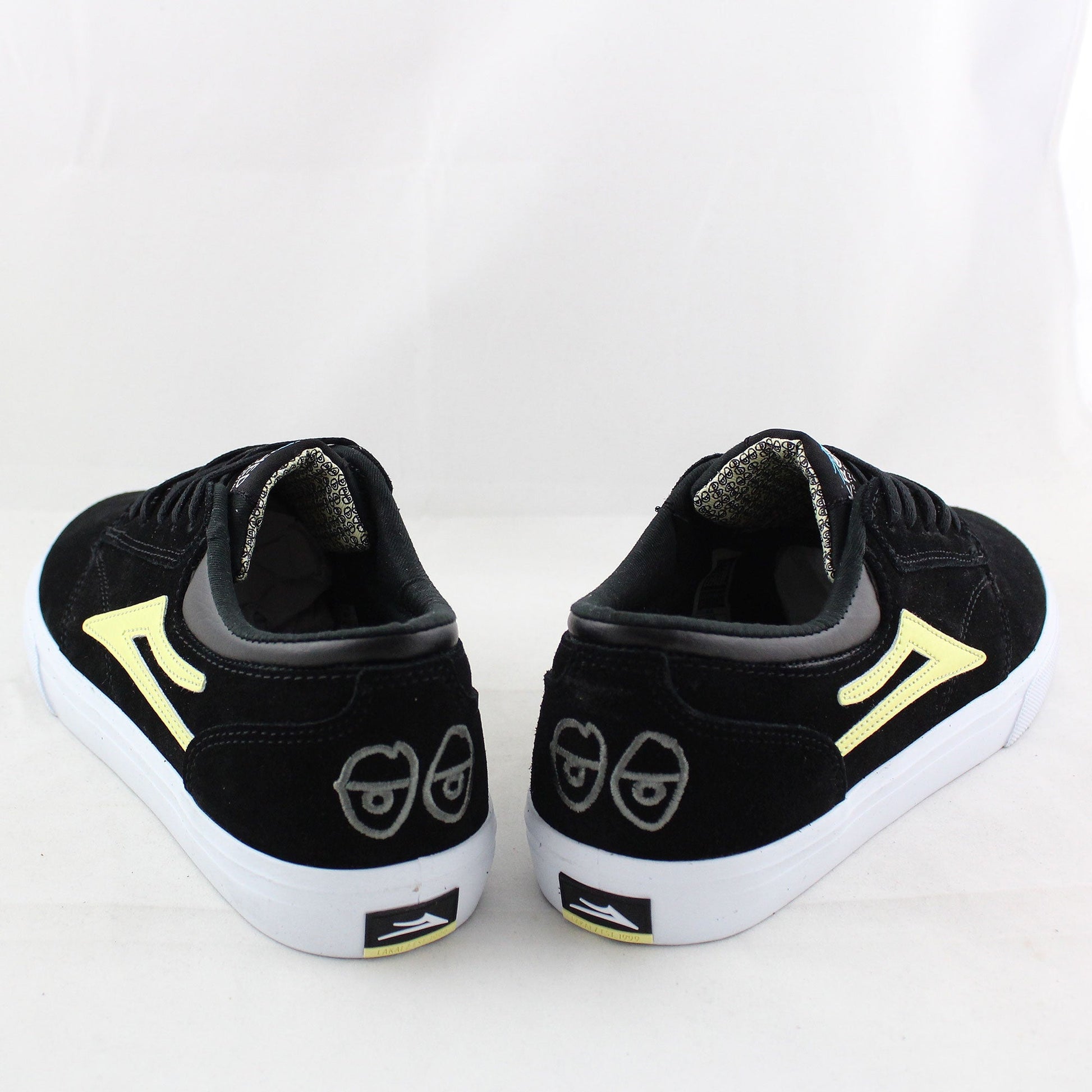 Lakai Shoes Krooked Griffin - Black/Yellow Suede - Bow Shock Marketplace