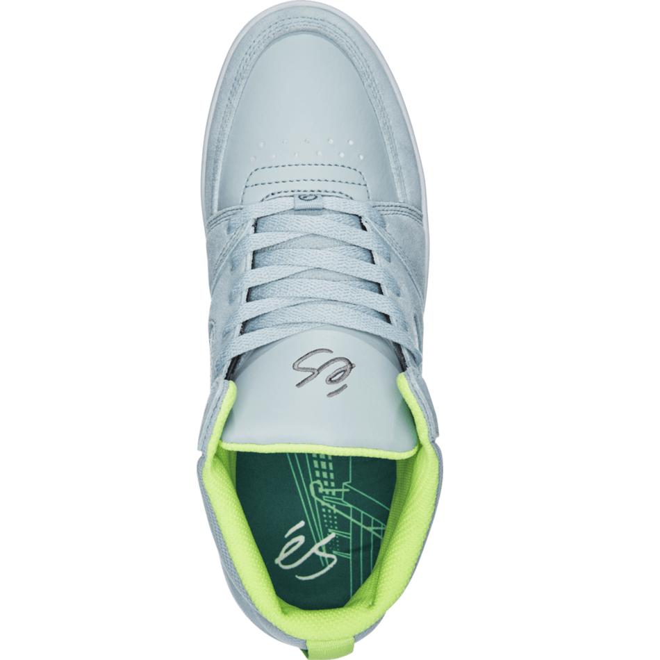 éS Shoes Accel Slim Mid X Carlsbad- Blue/Grey/White - Bow Shock Marketplace
