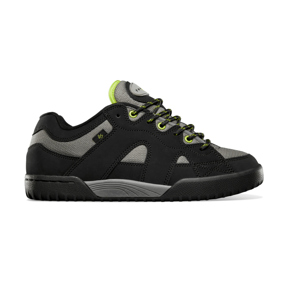 éS Shoes One Nine 7 - Black/Lime - Bow Shock Marketplace