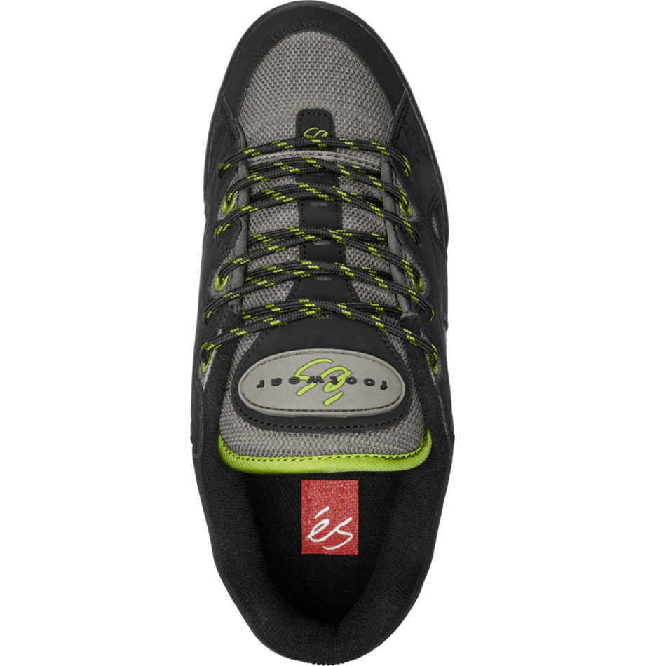 éS Shoes One Nine 7 - Black/Lime - Bow Shock Marketplace