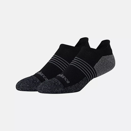 New Balance Pro Training Tab Black Emb Grey Logo 2 Pack Socks
