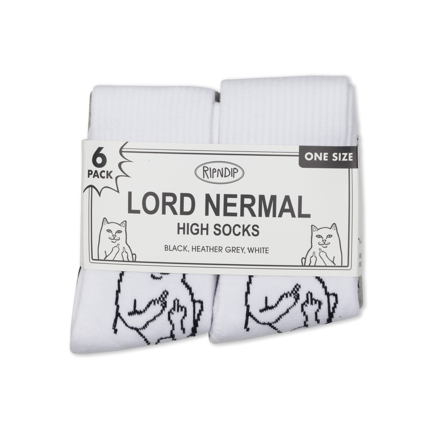 Lord Nermal Socks 6 Pack (Multi)