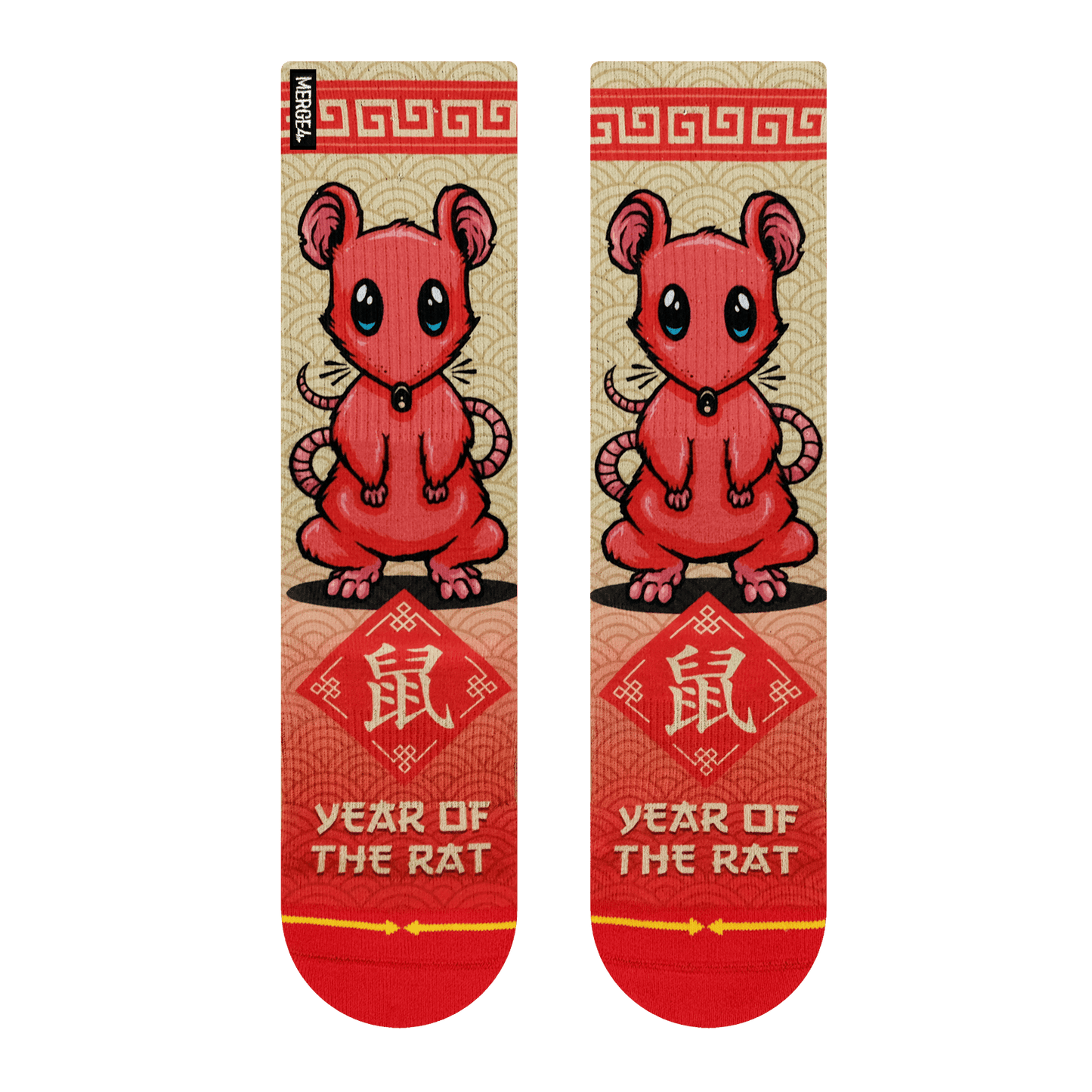 Year of the Rat Crew Sock