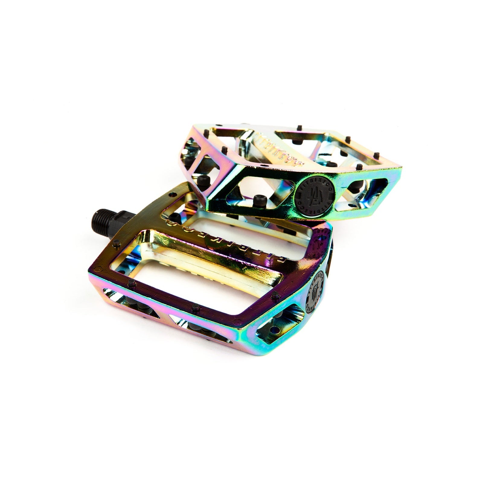 Fit Bike Mack Alloy Pedals - Oil Slick - Bow Shock Marketplace